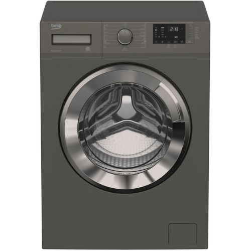BEKO Washing Machine Full Automatic Digital 7 KG 1000 rpm Steam Chorome Door Inverter Gray WTV 7512 XMCI