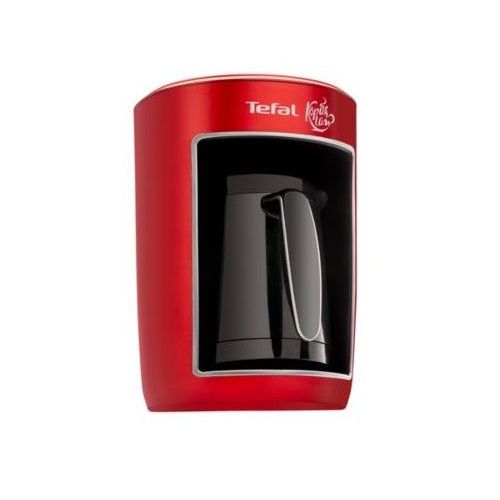 Tefal Turkish Coffee Maker 735W 4 Cups Black*Red CM820534