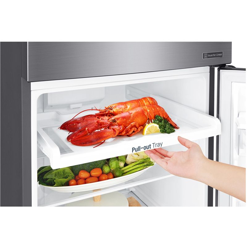 Lg Refrigerator 333l No Frost Silver Smart Inverter Gn