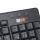 2B Keyboard Multimedia USB Wired Black KB444