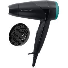 REMINGTON Folding Travel Hairdryer with Mini Concentrator 2000 W Black D1500