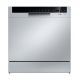 Kelvinator Table Top Dishwasher 8 Persons Silver KDW8-3802F