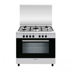 Glem Gas ALPHA Cooker 90x60 5 Burners Stainless Steel Full safety AL9612GIFSC