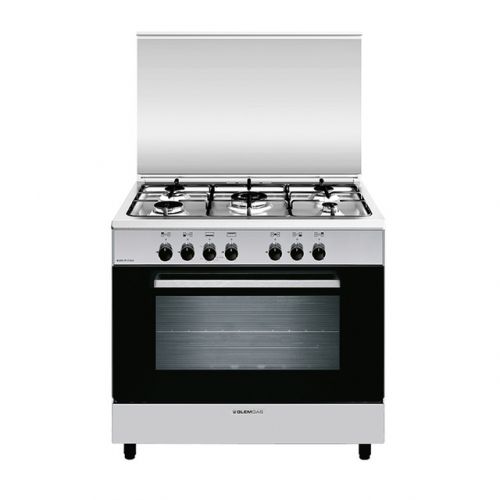 Glem Gas ALPHA Cooker 90x60 5 Burners Stainless Steel Full safety AL9612GIFSC