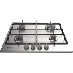 Indesit Built-in Gas Cooker 60 cm 4 Burners Stainless Steel THP 642 IX/I