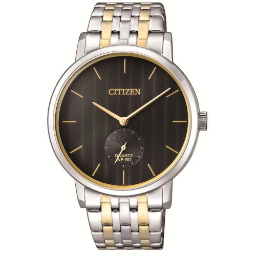 Citizen Stainless Steel Round Analog Watch for Men BE9174-55E