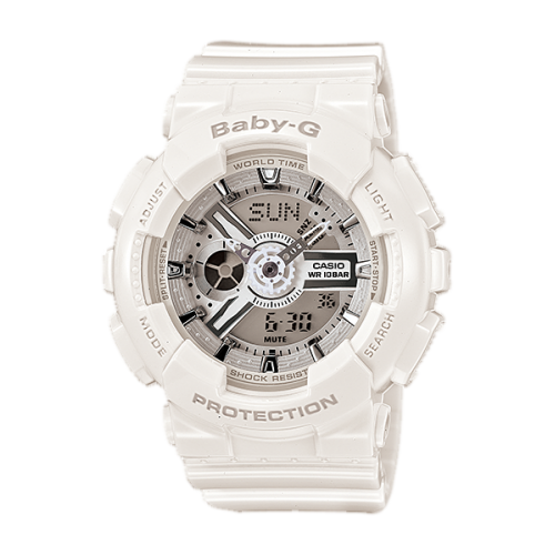 CASIO G-SHOCK Watch Resin Band for women Digital Water Resistant White ...