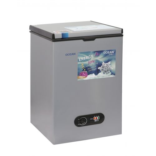 Ocean Freezer 106 Liter De-Frost Silver With Key NJ 14 TWS A