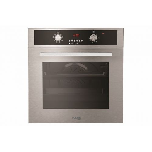 HANS Built-In Electric Oven 60 cm Multifunctional With Grill and Fan Black Glass Control Panel OMO101.02 C04 D04