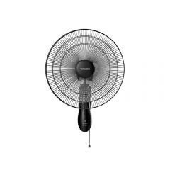 TORNADO Wall Fan 16 Inch With 4 Plastic Blades and 3 Speeds Black TWF-16