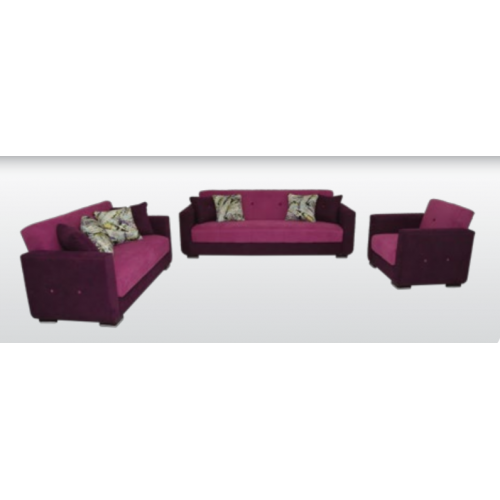 Aldora Living Room Click Clack 3 piece set Converts Into a Bed Sofa 3 Seat Sofa 2 Seat And Chair Click Clack