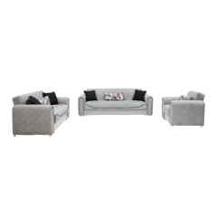 Aldora Avinos Living Room 3 piece set Converts Into a Bed Sofa 3 Seat Sofa 2 Seat And Chair Avinos