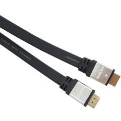 ICONZ HDMI Cable 5m Flat Black*Silver IMN-HC35KS