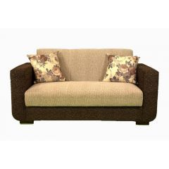 Aldora Click Clack 2 Seats Sofa Bed And Storage ACCSB2-B/BR