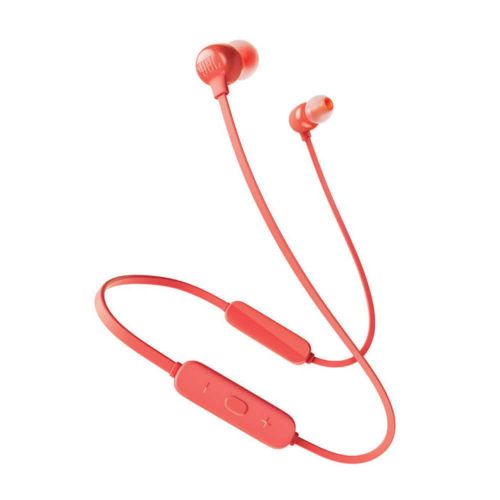 JBL Bluetooth In Ear Headphones Wireless Volume Control Red T115BTRD