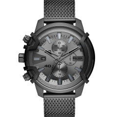 Diesel Stainless steel Men's Watch Grey Dial Black Bracelet DZ4536