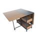 Artistico Modern Dining Table With 4 Chairs Brown AMDT150B+4