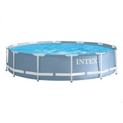 انتكس حمام سباحة دائري بقوائم 366 × 76 سم IX-26710