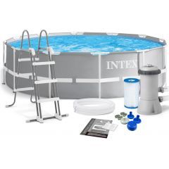 Intex Swimming Pool with Prism Frame 366*99 cm Set Of 13 Pieces IX-26716