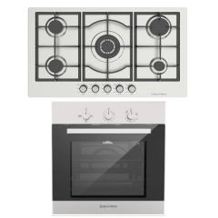 Ecomatic Built-in Gas Oven 60 cm With Grill and Gas Hob 90 cm G6404T