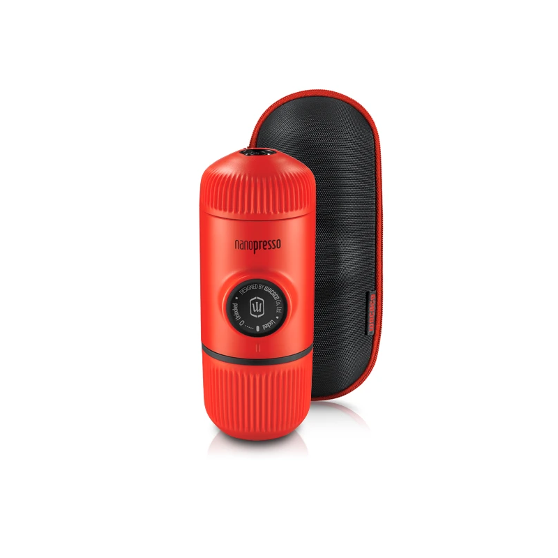 Wacaco Nanopresso Ground Machine Lava Red With Case And Accessories For The Nanopresso Machine W