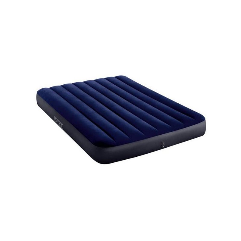 Надувной матрас intex classic downy airbed 64758 синий