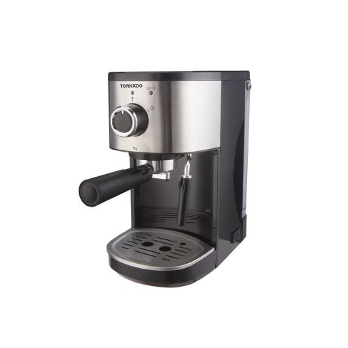 Tornado Manual Espresso Coffee Machine 15 Bar 1.2 Liter Black TCM-14512ES