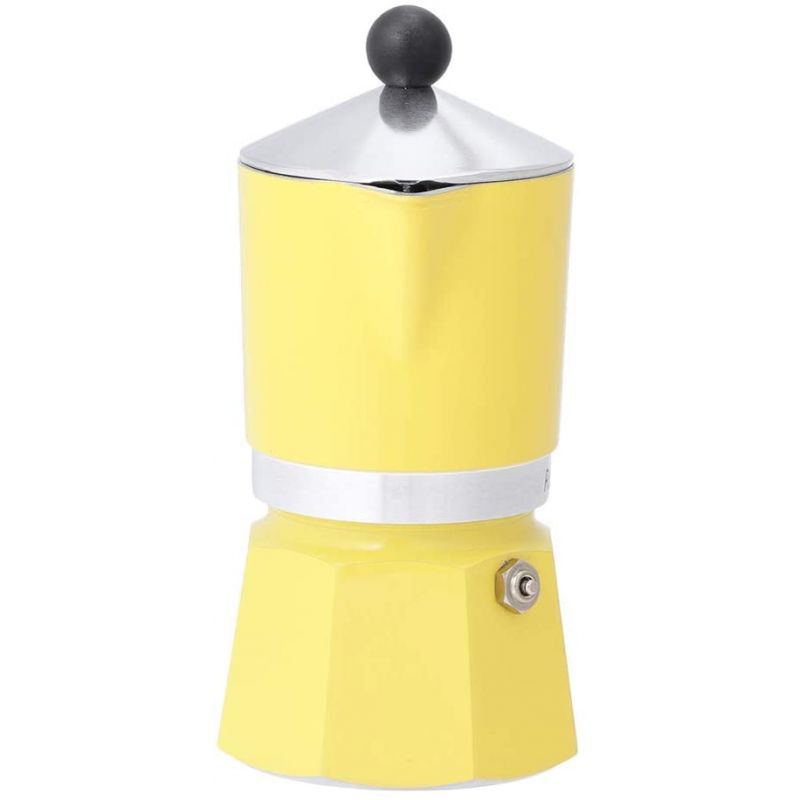 Bialetti Moka Rainbow Espresso Maker 3 Cups Yellow B 49