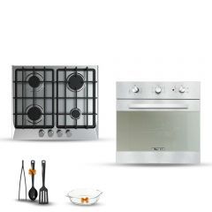 FRESH Gas Built-In Hob 60 cm Cast Iron with Built-In Gas Oven Grill Electricity 60 cm F-8870-10342