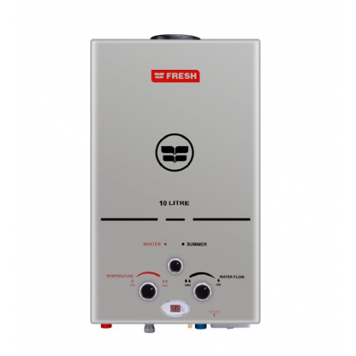 Fresh Gas Water Heater 10 L With Adapter Spa-S10