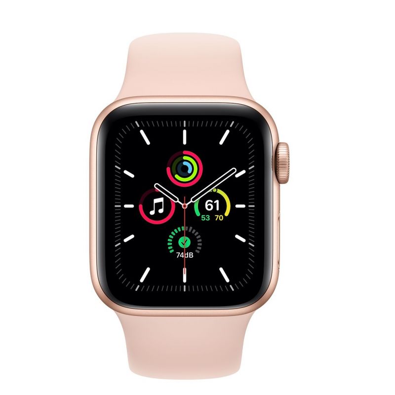 Apple Watch SE GPS 40mm Gold Aluminum Case With Pink Sand Sport Band