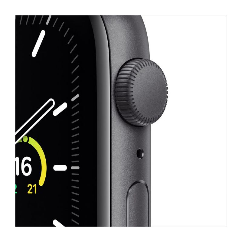 Apple Watch SE GPS 44mm Space Gray Aluminium Case with Black Sport Band
