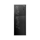 FRESH Refrigerator No Frost 376 L LG Compressor Black Squares Glass FNT-MR470YGQB