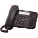 Panasonic Corded Phone With Redial Function And Voice Control Black Color KX-TS520BK