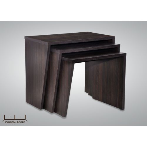 Wood & More Side Table Inside 50,45,40*30 cm Brown ST-IN-45 BR