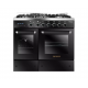 Premium Double Chef Gas Cooker 5 Burners 60*90 2 Horizontal Oven Stainless Steel*Black PRM6090SB-1GC-511-IDSP-DH