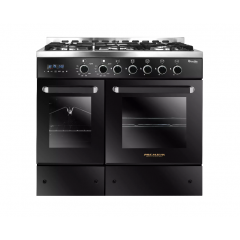 Premium Double Chef Gas Cooker 5 Burners 60*90 2 Horizontal Oven Stainless Steel*Black PRM6090SB-1GC-511-IDSP-DH