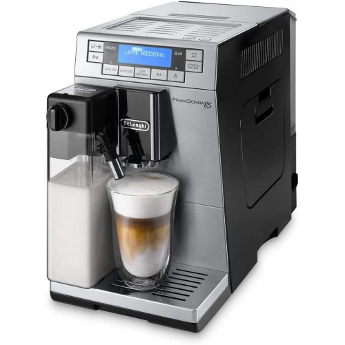 De'Longhi PrimaDonna XS DeLuxe Bean to Cup Coffee Machine Silver ETAM36.365M