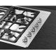 SMEG Built In Hob 5 Burners 90 cm Gas Cast Iron Stainless Steel PGF95-4