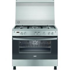 Zanussi Cool Max Freestanding Gas Cooker 60*90 cm 5 Burners with Fan Full Safety ZCG94396XA