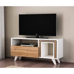 DOMANI TV Unit 55*40*120 cm with Two Tables Overlapping and 1 Closed Cabinet T073