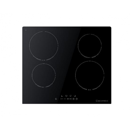 Ecomatic Built-In Electric Hob 4 Burners 60 cm Touch Control Black Ceramic V6007ST