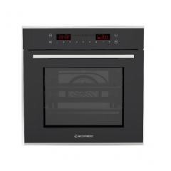 Ecomatic Built-in Electric Oven 60 cm With Grill & Fans Stainless 67 L Full Touch E6449 GTX