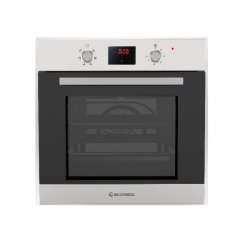Ecomatic Built-in Electric Oven 60 cm With Grill & Fans Stainless 67 L Touch Timmer E6406TD