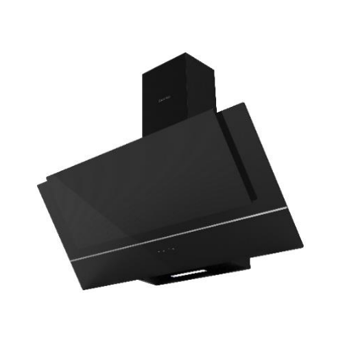 Ecomatic Kitchen Chimney Hood 90 cm 650 m3 / h Crystal Black Digital Touch with Remote Control H9106ZTS