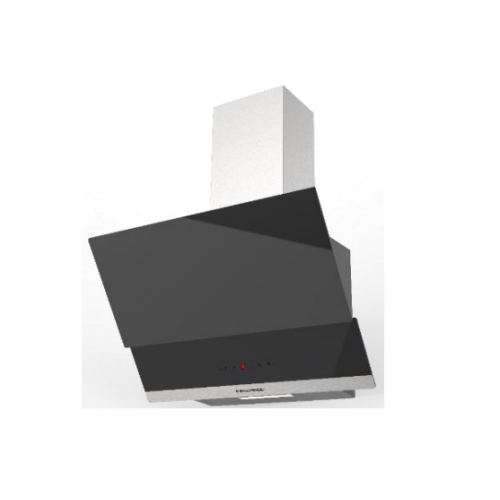 Ecomatic Kitchen Chimney Hood 60 cm 1000 m3 / h Diagonal 5 Speeds Digital Touch With Remote Control Crystal Black