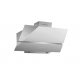 Ecomatic Kitchen Chimney Hood 60cm 650 m3 / h Diagonal 3 Speeds Stainless Steel H66ZXLB