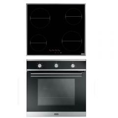 Franke Built-In Electric Hob 4 Burners 60 cm and Electric Oven 60 cm FHR 604 C T XS