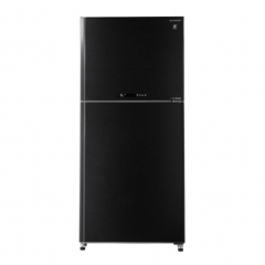 SHARP Refrigerator Inverter Digital No Frost 480 Liter 2 Glass Doors Black Color SJ-GV63G-BK