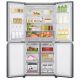 LG Refrigerator 4 Doors 530 Liter Inverter Shiny Steel GC-B22FTLFL